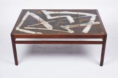 OLE BJORN KRUGER ABSTRACT TILE COFFEE TABLE - 2235381