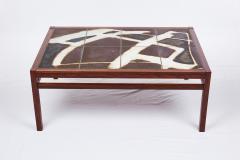 OLE BJORN KRUGER ABSTRACT TILE COFFEE TABLE - 2235405