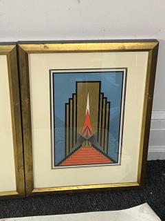 OLGA FROBE KAPTEYN EXCEPTIONAL WILDLY COLORED SET OF 14 ART DECO LITHOGRAPHS BY OLGA FROBE KAPTEYN - 3355466