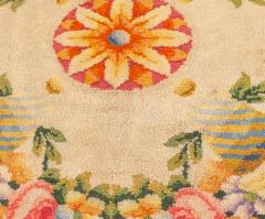 ONE OF A KIND SAVONNERIE STYLE SPANISH CIRCULAR RUG - 2373050