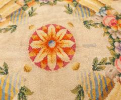 ONE OF A KIND SAVONNERIE STYLE SPANISH CIRCULAR RUG - 2373082