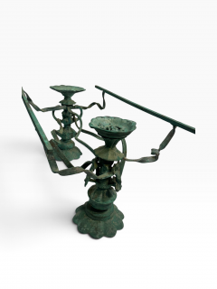 ORGANIC MODERNIST VERDIGRIS BRONZE COFFEE TABLE - 4808442