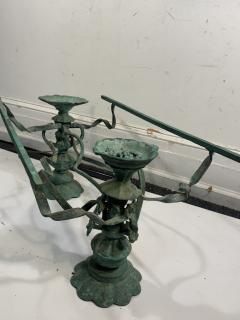 ORGANIC MODERNIST VERDIGRIS BRONZE COFFEE TABLE - 4808446
