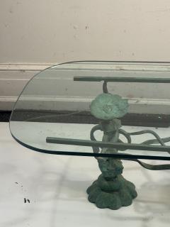 ORGANIC MODERNIST VERDIGRIS BRONZE COFFEE TABLE - 4808450