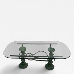 ORGANIC MODERNIST VERDIGRIS BRONZE COFFEE TABLE - 4812035