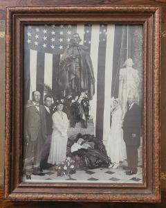 ORIGINAL 1931 Jefferson Davis Capitol Statue Unveiling Photo - 3374676