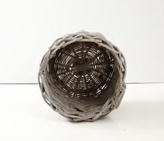 OVERSIZED FRENCH WICKER LOG BASKET - 3563068