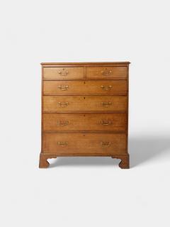 Oak Antique George III Chest of Drawers England 19th C - 4051311