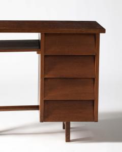 Oak Art Deco Desk France c 1930 - 4228618