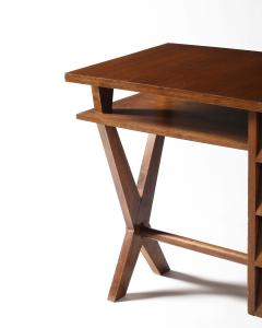 Oak Art Deco Desk France c 1930 - 4228622