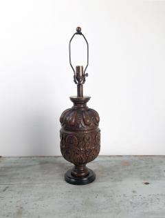 Oak Balustrade Lamps 19th Century England - 2695226