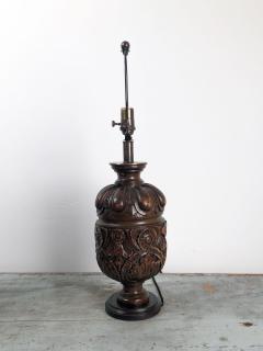 Oak Balustrade Lamps 19th Century England - 2695229