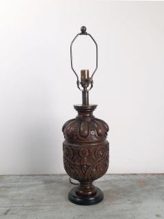 Oak Balustrade Lamps 19th Century England - 2695230