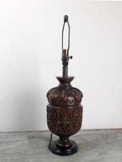 Oak Balustrade Lamps 19th Century England - 2695231