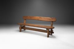 Oak Bench with Mortise and Tenon Joinery Europe ca 1950s - 2331108