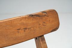 Oak Bench with Mortise and Tenon Joinery Europe ca 1950s - 2331118