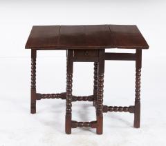 Oak Bobbin Gateleg End Table - 4545420