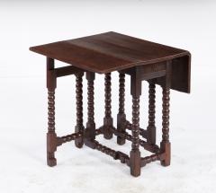 Oak Bobbin Gateleg End Table - 4545424