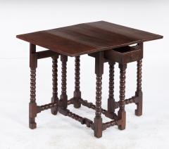 Oak Bobbin Gateleg End Table - 4545425