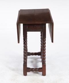 Oak Bobbin Gateleg End Table - 4545426