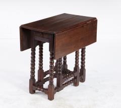 Oak Bobbin Gateleg End Table - 4545427