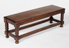 Oak Bobbin Long Stool - 4443908