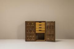 Oak Cabinet in Spanish Brutalist Style 1970s - 3497290