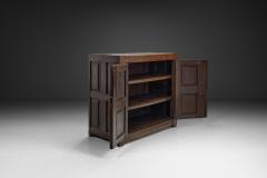 Oak Cabinet with Carved Medallions on Doors Europe ca 17th Century - 4427198