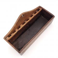 Oak Candle Box or Spoon Rack England circa 1750 - 3083761