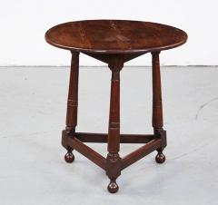 Oak Cannon Barrel Cricket Table - 2871763