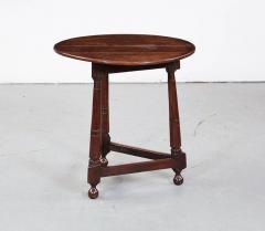 Oak Cannon Barrel Cricket Table - 2871766