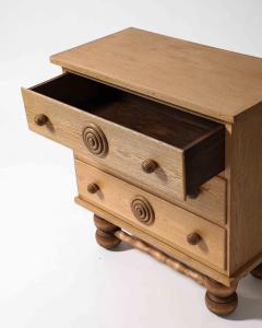 Oak Chest of Drawers In the Manner of Charles Dudouyt France c 1950 - 4102391