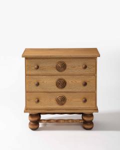 Oak Chest of Drawers In the Manner of Charles Dudouyt France c 1950 - 4102393