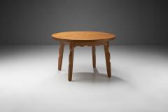 Oak Coffee Table with Sculptural Legs by Danish Cabinetmaker Denmark 1950s - 1884973