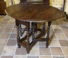 Oak Gateleg Table From The 17th Century - 3505984