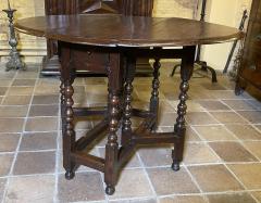 Oak Gateleg Table From The 17th Century - 3505985