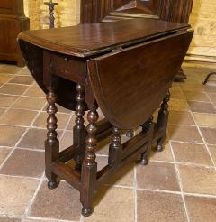 Oak Gateleg Table From The 17th Century - 3505990