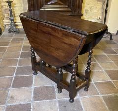 Oak Gateleg Table From The 17th Century - 3505991