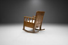 Oak Jugend Rocking Chair Europe ca 1920s - 1792651