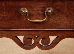 Oak Lowboy with Open Scrollwork Apron - 4324900