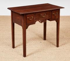 Oak Lowboy with Open Scrollwork Apron - 4324901