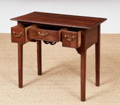 Oak Lowboy with Open Scrollwork Apron - 4324902