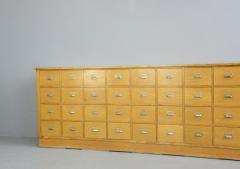 Oak Mid Century German Apothecary Drawers Circa 1950s - 1604162