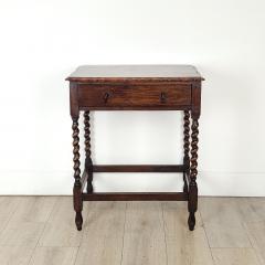 Oak One Drawer Table England circa 1880 - 3956526