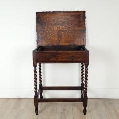 Oak One Drawer Table England circa 1880 - 3956527