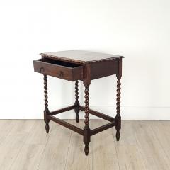 Oak One Drawer Table England circa 1880 - 3956530