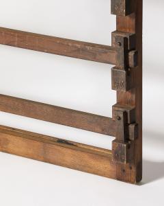 Oak Rustic Oak Frame Gate France 19th C - 4210064