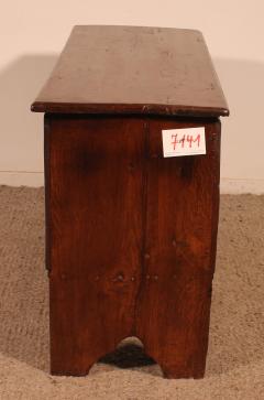 Oak Sabre Chest Or Plank Coffer Circa 1600 - 3987513