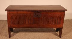 Oak Sabre Chest Or Plank Coffer Circa 1600 - 3987515