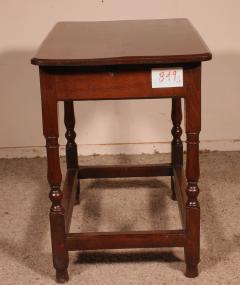 Oak Side Table 18 Century - 3180288